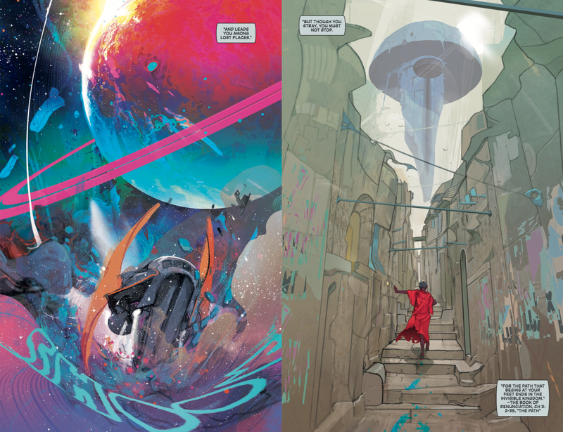 Illustration for article titled Invisible Kingdom delivers spiritual sci-fi with spectacular visual style